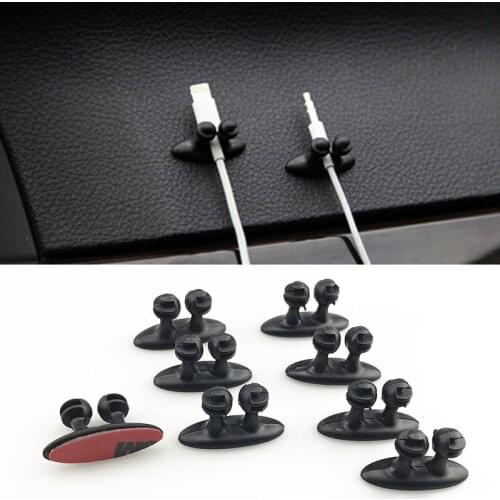 8pcs Car Wire Clip Stickers for Suzuki SX4 SWIFT Alto Liane Grand Vitara