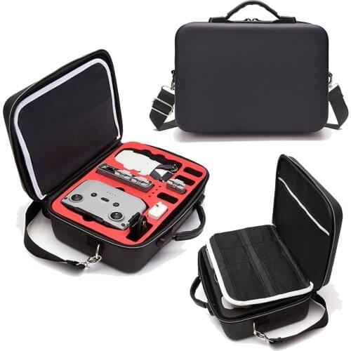 Drone Accessories Anti Scratch Handbag Storage Bag Remote Control Carrying Case Travel Suitcase PU Leather For DJI Mavic Mini 2