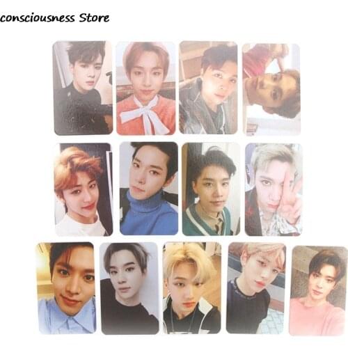 Autograph Photocard Paper Empathy Album Cards Poster Black Taeyong Mark and White Version Self Made KPOP NCT 127