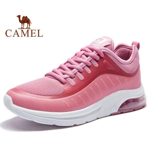 CAMEL Men Women Sports Shoes Running Air Breathable Cushion Mesh Shock Absorbent Sneakers Tennis Jogging Fitness Gym Unisex
