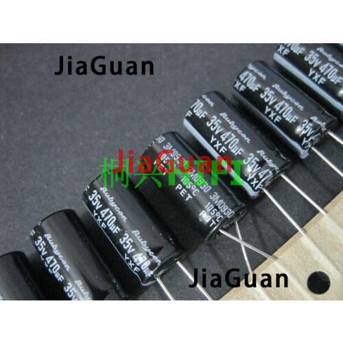 20PCS RUBYCON YXF 35V470UF 10x20MM electrolytic capacitor 470uf 35v yxf 470uF/35V high frequency low resistance long life