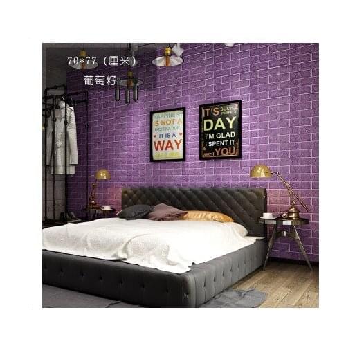 Culture wall 3d three-dimensional wall stickers Brick Waterproof tv wall tile wallpaper living room wallpaper waterproof