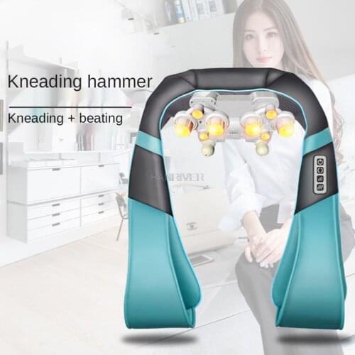 Home car massage shawl Electric neck cervical spine massager kneading and beating massage shawl
