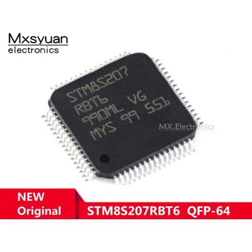 1PCS~10PCS STM8S207RBT6 STM8S207 QFP-64 New Original