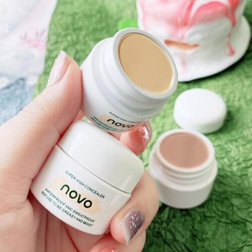 Novo face concealer cream for eye lip makeup full cover black eyes Freckles natuarl beige cosmetics base concealer BN270
