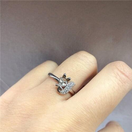 New Arrival Ring Mountings Base Findings Mount Component Jewelry Settings Parts for Pearls Stones Crystal Agate Coral Jade