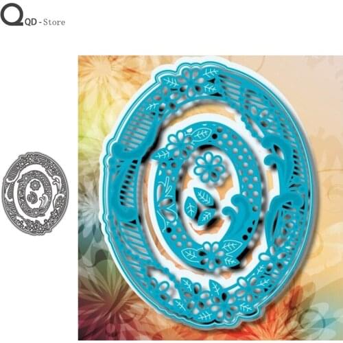 Oval Lace Model Cutting Dies Stamps Dies Scrapbooking Mold Cut Handmade Tools DIY Craft Decoration Metal Die Cuts New 2020