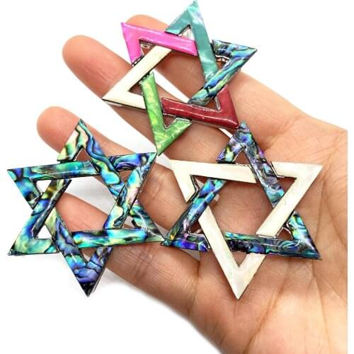 Personalized Fashion Wild Shell Brooch Classic Jewelry Accessories Star Shape Ladies Button Brooch Strap Hat Pin Cute 44mm