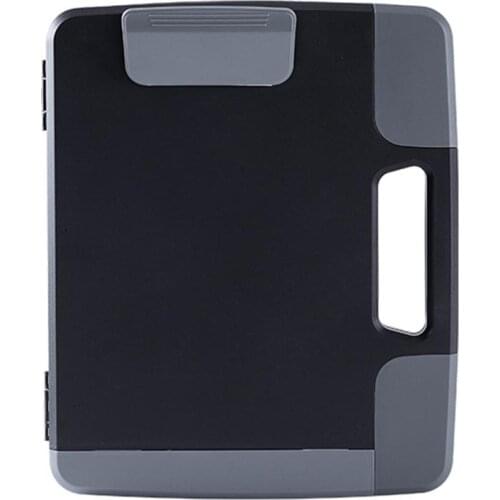 Portable A4 Files Document Clipboard Storage Case Organizer Holder Office Supply M17F