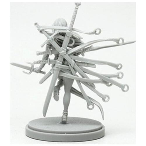 Special offer die-casting resin model KD 81 sword hunting resin resin white model free shipping