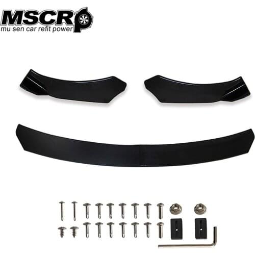 Universal Car Front Bumper Lip Body Kit Spoiler For Honda Civi BMW Audi Benz Mazda MSCRP-YX01071