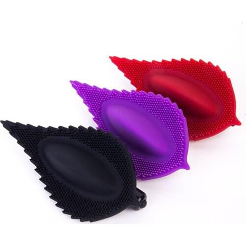 Flirt Tree Leaf Finger Vibrators Women Masturbations Clitoral Stimulator Labia Vibrating Massager G Spot Wearable Sex Vibrator