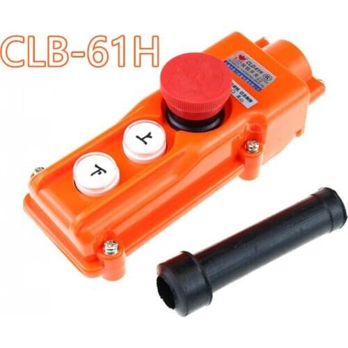 Cob Rainproof Up-down Pushbutton Crane Hoist Switch ,Waterproof CLB-61H push button switch