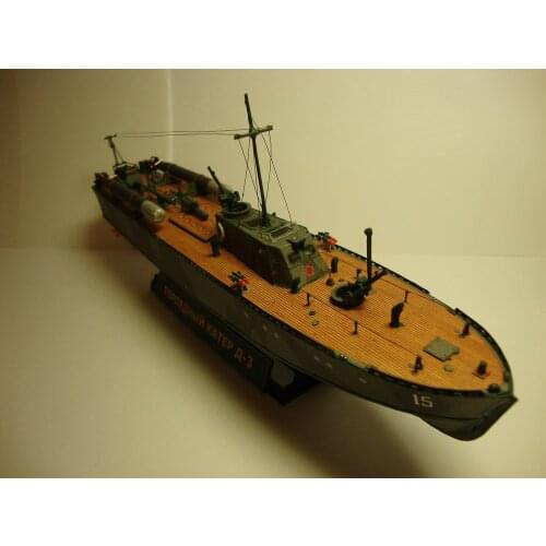 High quality Soviet D-3 torpedo boat 3D Paper Model Kit