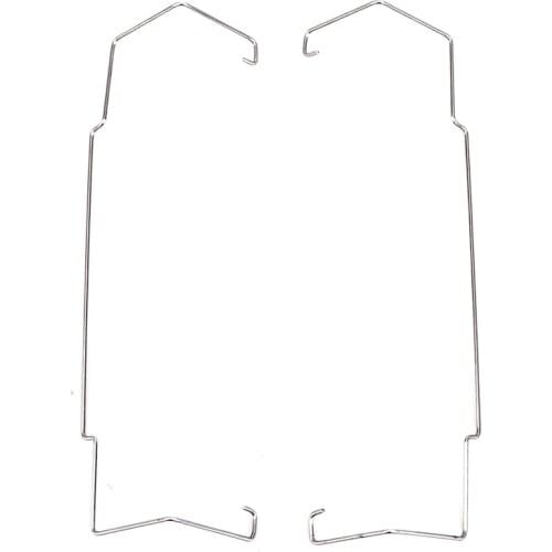 1Pair 12CM Computer CPU Cooling Fan Clip Steel Wire Fastener Metal Clip