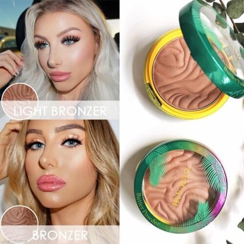 1pc Natural Butter Bronzer Face Concealer Contouring Highlighter Skin Color Corrector Face Contour Makeup Waterproof Cosmetics