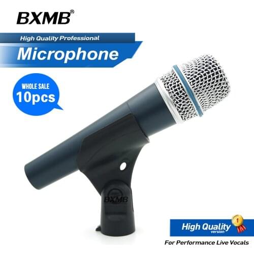 10pcs/Lot High Quality BETA57 Professional Wired Microphone Super-Cardioid Instrument BETA57A Mic for Live Vocals Karaoke Studio