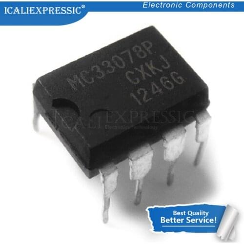 10PCS MC33078P DIP8 MC33078 DIP-8 33078P DIP