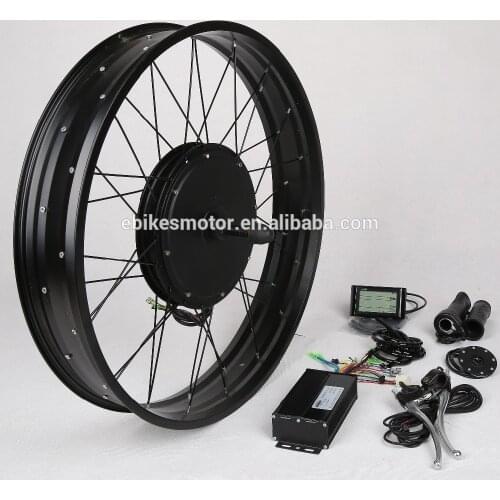 100km/h speed 5000 watt hub motor electric bike kit