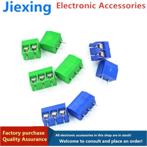20 pieces of 5.08 blue/green KF301-2/3P terminal block [2/3 position] terminal 2P/3P optional