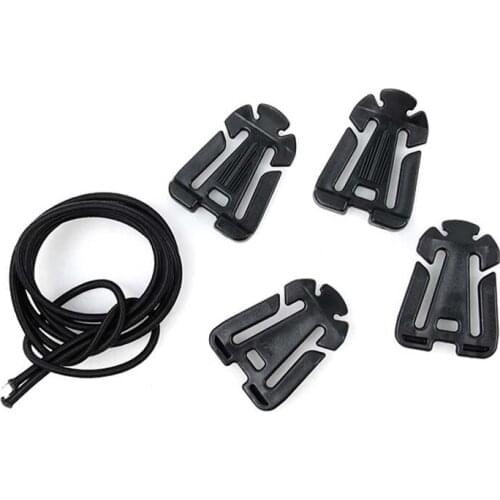 4pcs Tactical Vest MOLLE Webbing Nylon Buckle Water Bag Tubularis Fixed Buckle Fastener Free Shipping