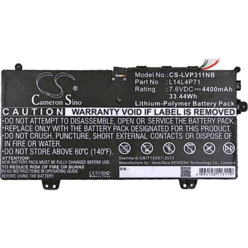 Cameron Sino 4400mAh battery for LENOVO 80J80021US Yoga 3 11-5Y10 3 Pro 11 5B10G52141 5B10G75096 L14L4P71 L14M4P71