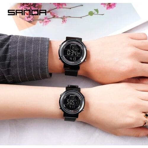 BASID Magnet Band Strap Convenient Top Brand Luxury Lovers Watches Women Wrist Watch Men Couple For Valentines Day Gifts Pairs