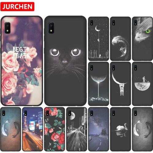 JURCHEN Phone Case For Samsung Galaxy A10E Cover Coque Soft Silicome Cartoom Tpu Case Fo Samsung A10E 2019 A102U Phone Cases