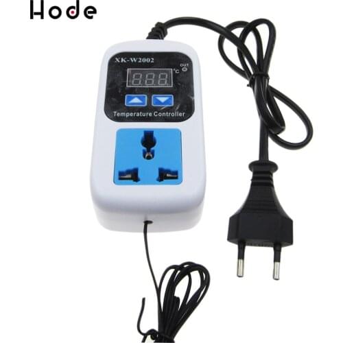 AC 110-220V Digital Thermostat Regulator Temperature Controller Microcomputer Socket Outlet -50~110C + NTC Sensor KT3008 KT3009