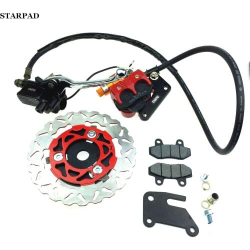 For Electric car conversion disc 110 disc brakes front drum brake change reinforced shaft 10MM big ABS 190MM disc