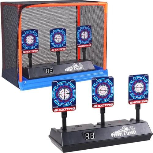DIY High Precision Scoring Auto Reset Electric Target For Shooting Toys Outdoor Sports Fun Toys For Kids Gun Toy Parts Dropshipp