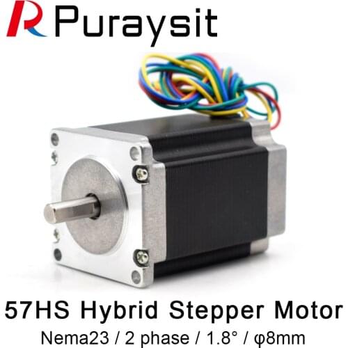 Nema23 57HS76-3004 2 phase 1.8° Hybrid Stepper Motor 2.7V 3A
