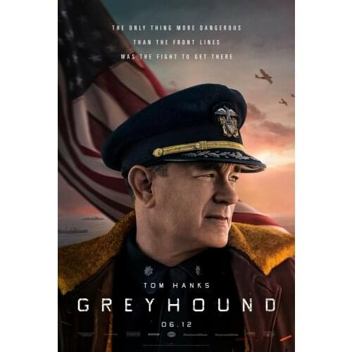 Greyhound Movie Art print Silk poster Home Wall Decor