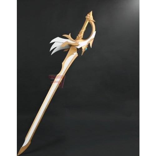 Game Genshin Impact Sword Aquila Favonia Albedo Cosplay Prop PVC Katana Halloween Christmas Party Replica Weapon Accessories