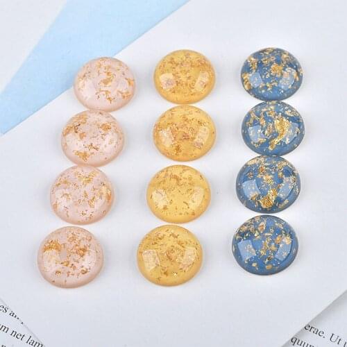 Summer style 50pcs/lot 18mm geometry rounds shape resin flatback beads diy jewelry earring/garment accessory