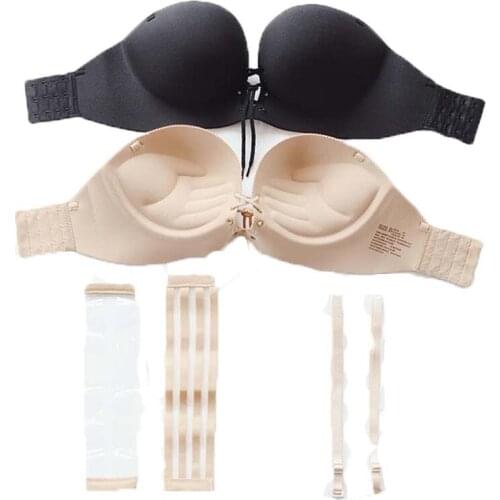 Fashion Sexy Bra for Women Push Up Lingerie Seamless Bra Wire Free Brassiere one piece party dress palm massage bra 32 34 36 38