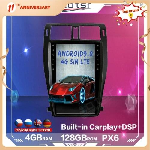 128GB Tesla Screen Android Multimedia Car Radio For TOYOTA CROWN 13th 2009 - 2014 Car Player GPS Navigation DSP Carplay 4G SIM