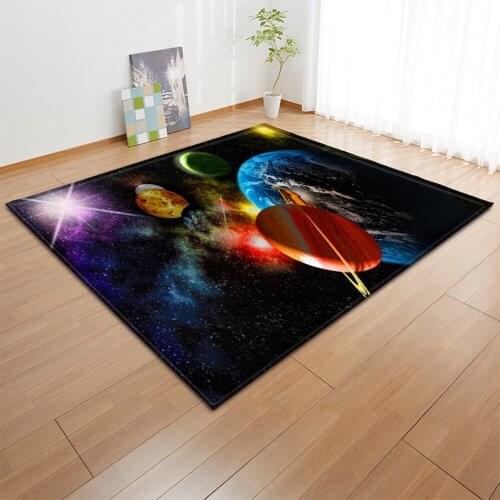 Modern Living Room Carpet Bedroom Childrens Bedside Floor Decoration Large Rug 3D Printing Pattern Home Kids Bath Kitchen Mat