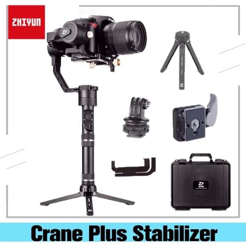 Zhiyun Crane Plus 3 Axis Handheld Gimbal Stabilizer 2.5KG 5.5lb Payload For Sony Panasonic Canon Nikon Fujifilm Dsrls Camera