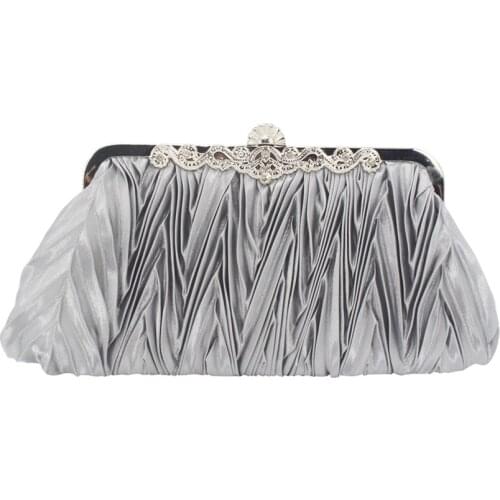 2019 new model Wedding pleated Evening bag Crossbody Clutch bag shoulder bag
