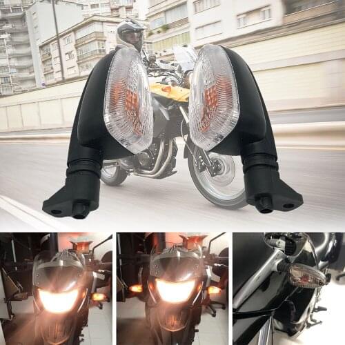 REALZION 12V Motorcycle Turn Signal Light Direction Indicator Lamp Taillight Tail Lights For BMW F650GS F800GS F800R R1200GS