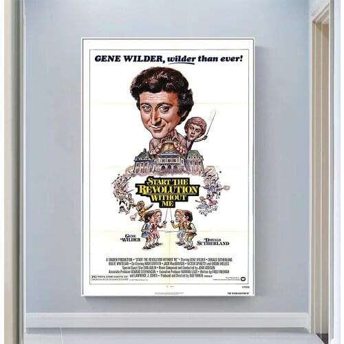 V0787 Start the Revolution Without Me (2) Vintage Classic Movie Wall Silk Cloth HD Poster Art Home Decoration Gift