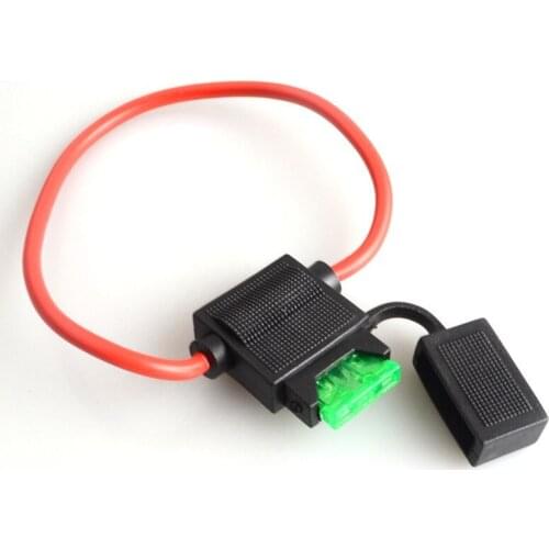 Waterproof Auto Inline Standard In-Line Fuse Holder With Fuses Inserts