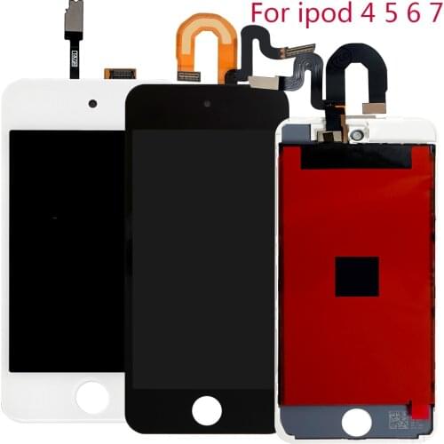 Sinbeda AA Quality For iPod Touch 4 5 6 6th LCD Touch Panel Glass Sensor Digitizer Assembly For iPod Touch 5 5th LCD Display
