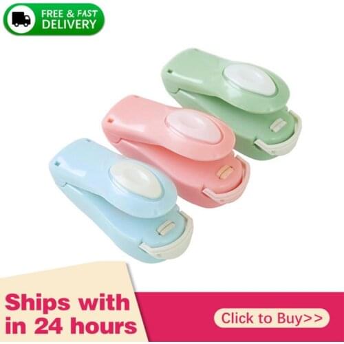 1PC Mini Portable Food Clip Heat Sealing Machine Sealer Home Snack Bag Sealer Kitchen Utensils Gadget Kitchen Accessories Tools
