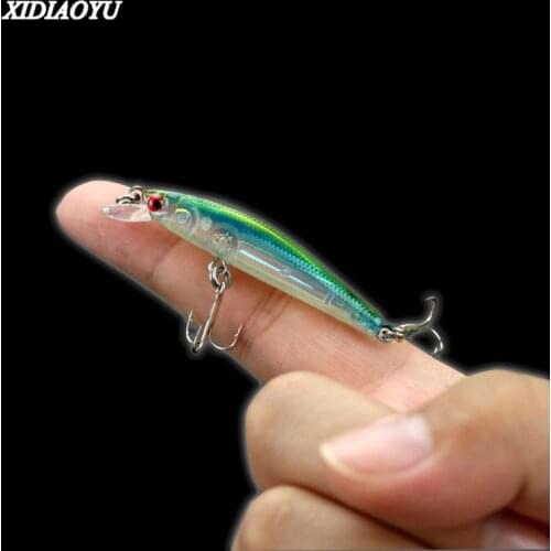 1Pcs sinking Minnow Fishing Lure hard Hard temptation Bait 5cm 2.5g Fishing bait