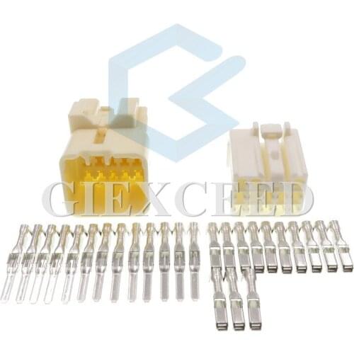 2 Sets 13 Pin 7282-1130 7283-1130 Female Male Auto Cable Connector Electric Wire Harness Socket