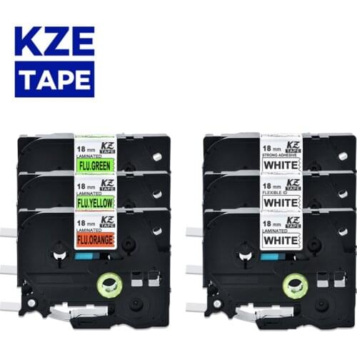 3 Pcs Compatible Brother Label Tape Tze-241 Multi-Color Laminated Ribbon Tze Tape For Brother p-Touch Printer