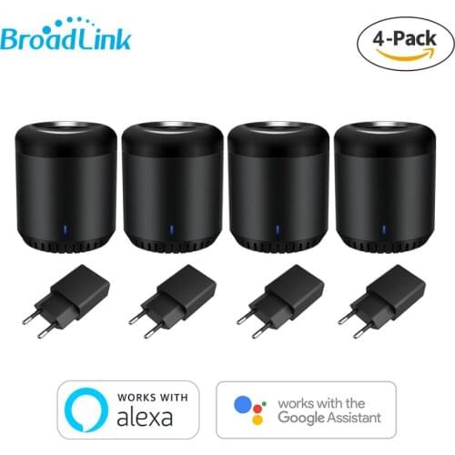 4 Pack Broadlink RM mini 3 Universal Remote Controller for Smart Home automation remote from anywhere Voice Control Google Home
