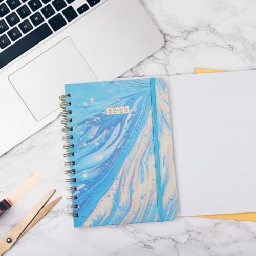 A5 Notebook Agenda Daily Weekly Notepad 2022 2023 Planner Organizer Schedule Monthly School Office Supplies Stationery